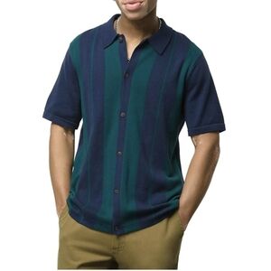 Vans Buttonwood Knit Polo Shirt Small